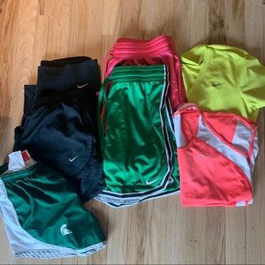 Nike Athletic Shorts, Capris, T-shirt, and Tank